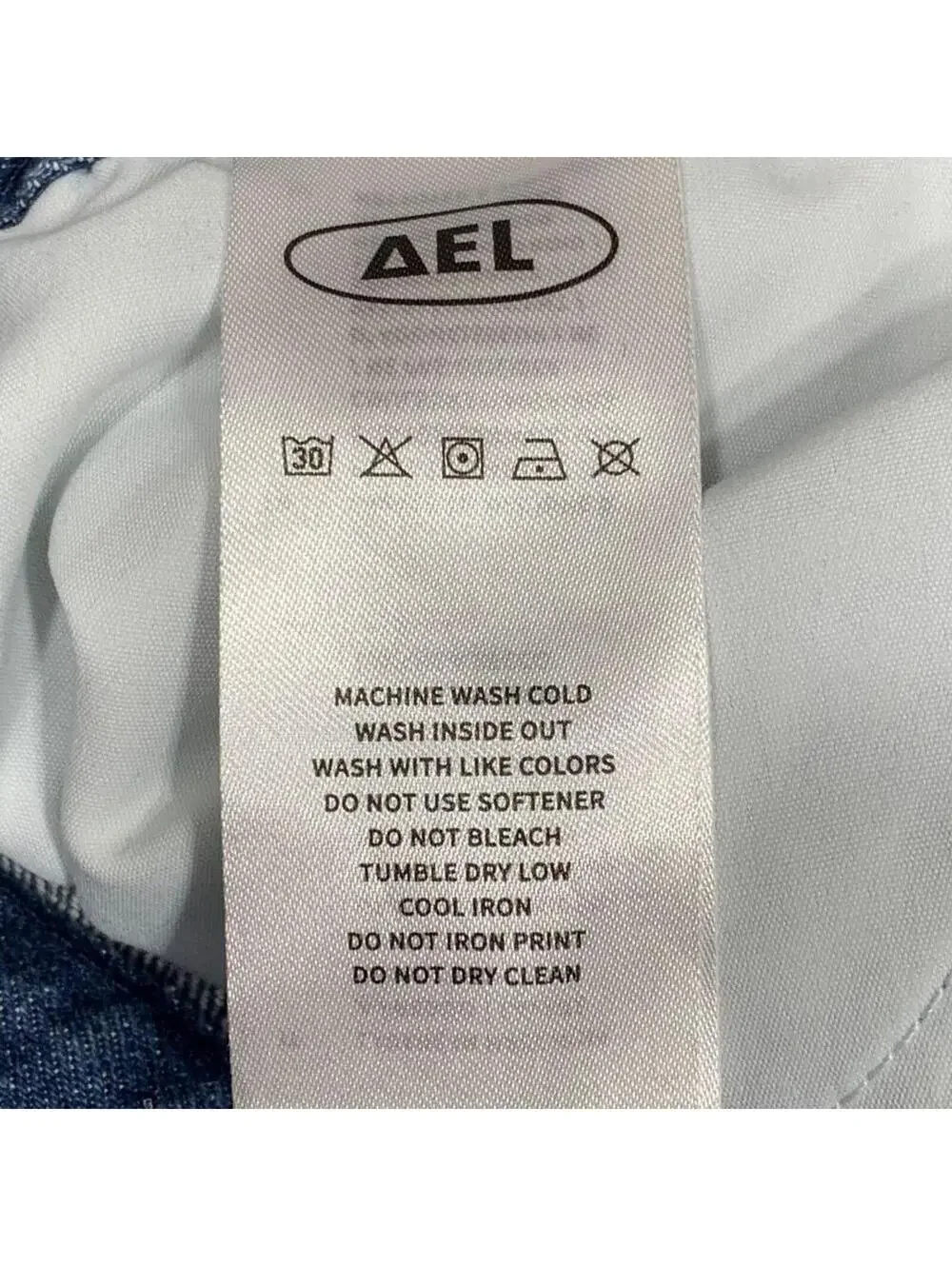 Aelfric Eden Distressed Jeans Mens 30 Blue Ripped Patchwork Streetwear Straight